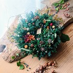 森のリース🌿 プリザープドグリーンリース