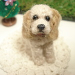 犬、アメリカンコッカースパニエル ドールハウス　イヤホンジヤック、ストラップ、に