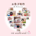 お急ぎ制作❣️オプション　『わんこオーダー』お急ぎの方用　MII WOOL