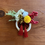 《SALE》黄いマムのタッセル飾り