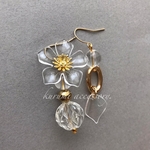 アシメフラワー▸▹ピアス＆イヤリング