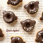 くまチョコリングドーナツ【観賞用・片耳ピアス・片耳イヤリング】