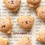 くまクリームドーナツ【観賞用・片耳ピアス・片耳イヤリング】