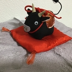 お正月飾り(干支　黒丑さん)