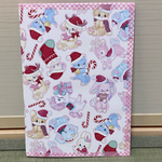 おすそ分けファイル　BOOK型　レトロアニマル クリスマス柄