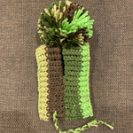 ☆新作☆ペット用ポンポンニット帽　迷彩色