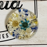 お花のレジンヘアゴム