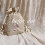 ベビーリュック🌈beige  dot