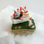 クリスマスケーキ・ホワイトブッシュド・ノエル 