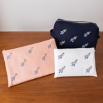 【オーダーメイド】総柄刺繍のポーチ