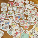 E♡手描き ベビー アルバム フレークシール