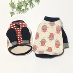 ぽんぽん！ポップコーンのセットイントレーナー犬服  