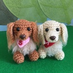 伏せポーズ15センチ❗️犬種毛色変更可能