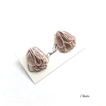 Shower beadsピアス/イヤリング【Dusty pink】