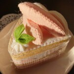 【ﾌｪﾙﾄ】もものｼｮｰﾄｹｰｷ
