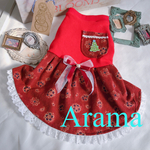 完成品のみ❣️クリスマス♪シンプル☆ワンピース☆Arama  NO118