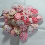 ♪新作♪ヨーヨーキルト☆約３cm５０個ピンク