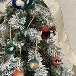 わんこクリスマスオーナメント わんちゃんストラップ