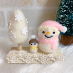 スノーマンとホワイトツリー⛄️