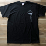【予約販売】野毛ウミネコ×MĀLAMAコラボTシャツ(BLK/黒)【カツオノエボシ】12月下旬発送予定