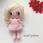 イーマリー＊ワンピースとブーツ ピンク