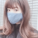 UVカット機能付き♡夏用 【DENIM BLUE】summer  wool サマーウールおしゃれマスク♬