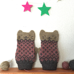 猫のミトン手袋