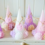 flower angel ～pink,white,purple～                                    薔薇のリースキャンドル