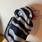 ストライプビックシュシュ