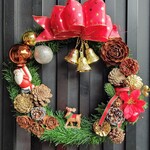 【お買い得】クリスマスリース(E)