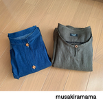 ☆mizutamaggさま☆ご予約品☆デニムワンピース☆ふんわりワンピース☆デニム☆起毛リネン100%☆ナチュラル☆オーダー制作☆