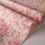 【処分価格】ブロード生地｜110×50cm｜カインドローズ｜ピンク系｜花柄｜コットン｜綿