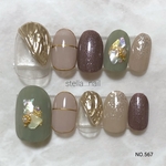ネイルチップ◡̈ニュアンス ネイル
