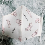 送料無料꙳★*ﾟ秋用マスク/大人用/プレゼントにも/パステル柄/かわいい/冬用/爽やか/手作りマスク/ハンドメイド/キューピー