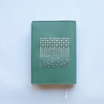 靴職人が作るブックカバー(green)
