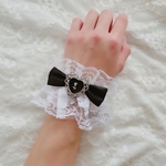 lace ribbon cuffs 両手セット
