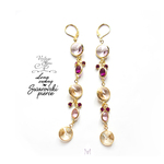[Vintage Swarovski] Long Swing series05 Pierce
