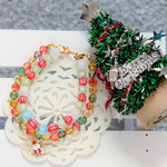 猫用ネックレス　サンタさん　クリスマスポップ2連