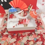 うさぎ♡豪華お正月BOX♡赤花柄