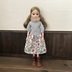 リカちゃん服　ブライス服　野苺のワンピースコーデ