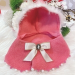 うさぎ☆冬うさポンチョ♡ピンクファー♡