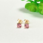 14KGF☆プチjewelピアス・（カラーチェンジ）ガーネット