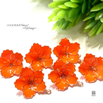 ハイビスカス*hibiscus* PGカン付き オレンジ