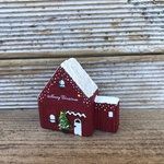 二棟つづきの赤いクリスマス仕様のお家⑵