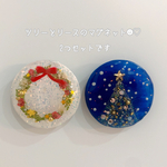 ツリーとリースのマグネット / 受注製作
