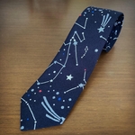 星空柄ネクタイ