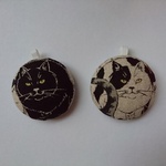 032-4　携帯クリーナー「猫ちゃん大集合」