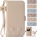 スマホケース 手帳型 iPhone おしゃれ かわいい 手帳型ケース　アプリコット