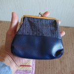 がま口👛財布ポーチ(久留米織り) 