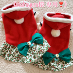 《 mahayuru様専用❣️》犬服 クリスマス仮装🎄🤶ワンピース(サイズオーダー)2点セット